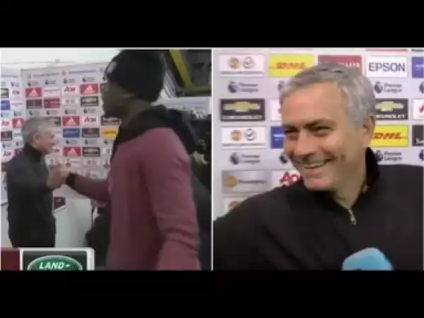 Video: How Jose Mourinho Reacted To Paul Pogba